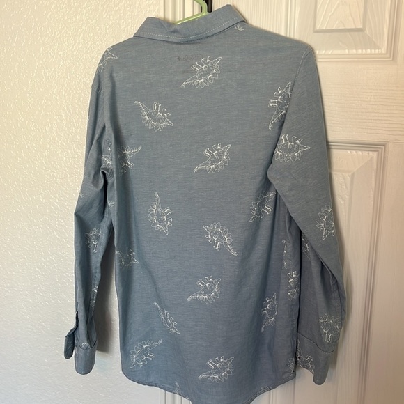 Dinosaur print button down shirt - Picture 3 of 3